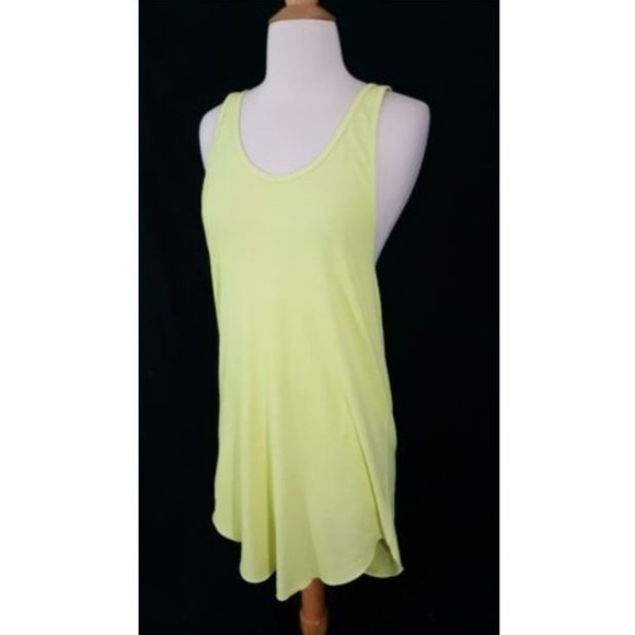 Lululemon sz 2 Salty Swim Dress Yellow Cover up NEW Flaw - Picture 3 of 10